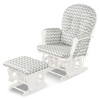 Glider and Ottoman Set with Cushions product image