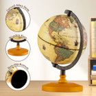 5.5-Inch Desktop Rotating Antique World Globe product image