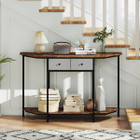 51" Polygonal Console Table with 2 Drawers product image