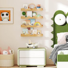 Kids Wave-Shaped Bookshelf (Set of 4) product image