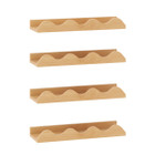 Kids Wave-Shaped Bookshelf (Set of 4) product image
