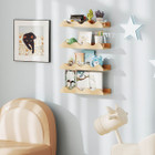 Kids Wave-Shaped Bookshelf (Set of 4) product image