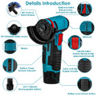 iMounTEK 12V Cordless Mini Angle Grinder product image