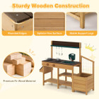 Kids' Wooden Toy Kitchen Play Set product image