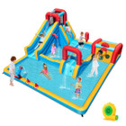 Inflatable Water Park with Protective Mesh Walls  product image