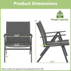 Patio Chairs with Breathable Mesh Fabric product image