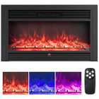 1500W Electric Fireplace Insert with Adjustable Thermostat product image