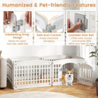 Panel Plastic Dog Playpen with Lockable Gate product image