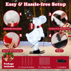 44” Animated Reindeer with Lights product image