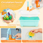 Kids' Wooden Kitchen Play Set with Circulation Faucet product image