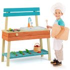 Kids' Wooden Kitchen/Potting Bench Play Set product image
