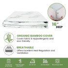 Ultra Soft Bamboo Waterproof Queen Size Mattress Cover product image