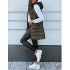 Women's Long Winter Puffer Vest product image