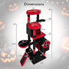 Gothic Cat Tree with 2 Cat Condos and 2 Plush Perches product image