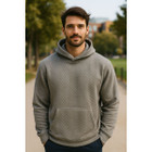 Men's Hoodie Herringbone Pullover Sweatshirt product image