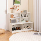 2-in-1 Storage Entryway Shoe Cabinet Bench product image