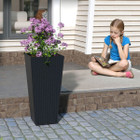 30" Tall Modern Planter Set (2-Pack) product image