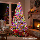 7FT Half Artificial Pre-Lit Christmas Tree product image