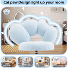 Vanity Chair with Wheels and Adjustable Height product image