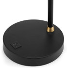 Rumi Lighting 17 in. Brass Gold and Black Lamp with USB Ports product image