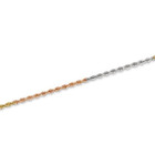 Diamond Cut Rope Chain Anklet product image