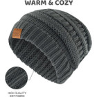 Market & Layne Thick Chunky Knit Beanies (3-Pack) product image