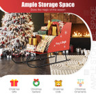 Christmas Santa Sleigh Basket Decoration  product image