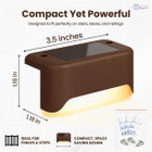 Solar LED Deck & Step Lights (8-Pack) product image