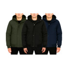 Men's Heavyweight Sherpa Fleece-Lined Hooded Bomber Jacket product image