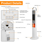 1500W 3D Flame Oscillating Space heater product image