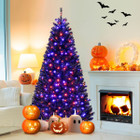 Halloween Tree with Black Branch Tips and Orange, Purple LED Lights product image