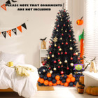 Halloween Tree with Black Branch Tips and Orange, Purple LED Lights product image
