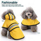 Reflective Raincoat With Hood For Dogs (x-large) product image