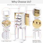 Standing Jewelry Organizer Armoire  product image