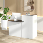 Reception Desk with Lockable Drawer and Adjustable Shelf product image