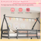 Twin-Over-Queen House Shaped Bunk Bed Frame product image