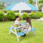 3-in-1 Kids Picnic Table with 2 Detachable Storage Boxes product image