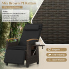 Adjustable Wicker Patio Recliner Chair product image
