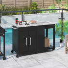 56" Outdoor Grill Table with Sink product image