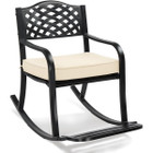 Cushioned Outdoor Metal Rocking Chair  product image