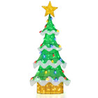 4.3-foot Lighted Christmas Tree with Colorful Bulbs product image
