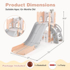  6-in-1 L-Shaped Toddler Slide product image