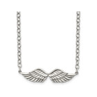 Stainless Steeel Angel Wing Charm Pendant Necklace with Chain product image