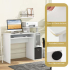 Home Office Computer Desk with Open Storage Shelf product image