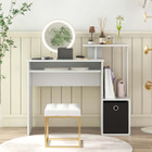 Home Office Computer Desk with Open Storage Shelf product image