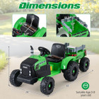 24V Kids' Ride-On Tractor with Detachable Trailer product image