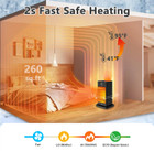 Smart PTC Space Heater with Infrared Sensor and Humidifier (1- or 2-Pack) product image