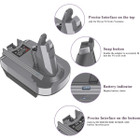Battery Adapter Replacement for Dyson and Dewalt product image