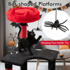 52" Gothic Cat Tree with Plush Perch and Hammock product image