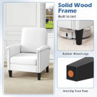 Accent Chair with Solid Wood Legs product image